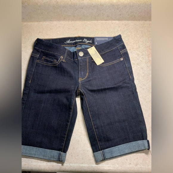 American Eagle Dark Blue Denim Jeans - Picture 1 of 4
